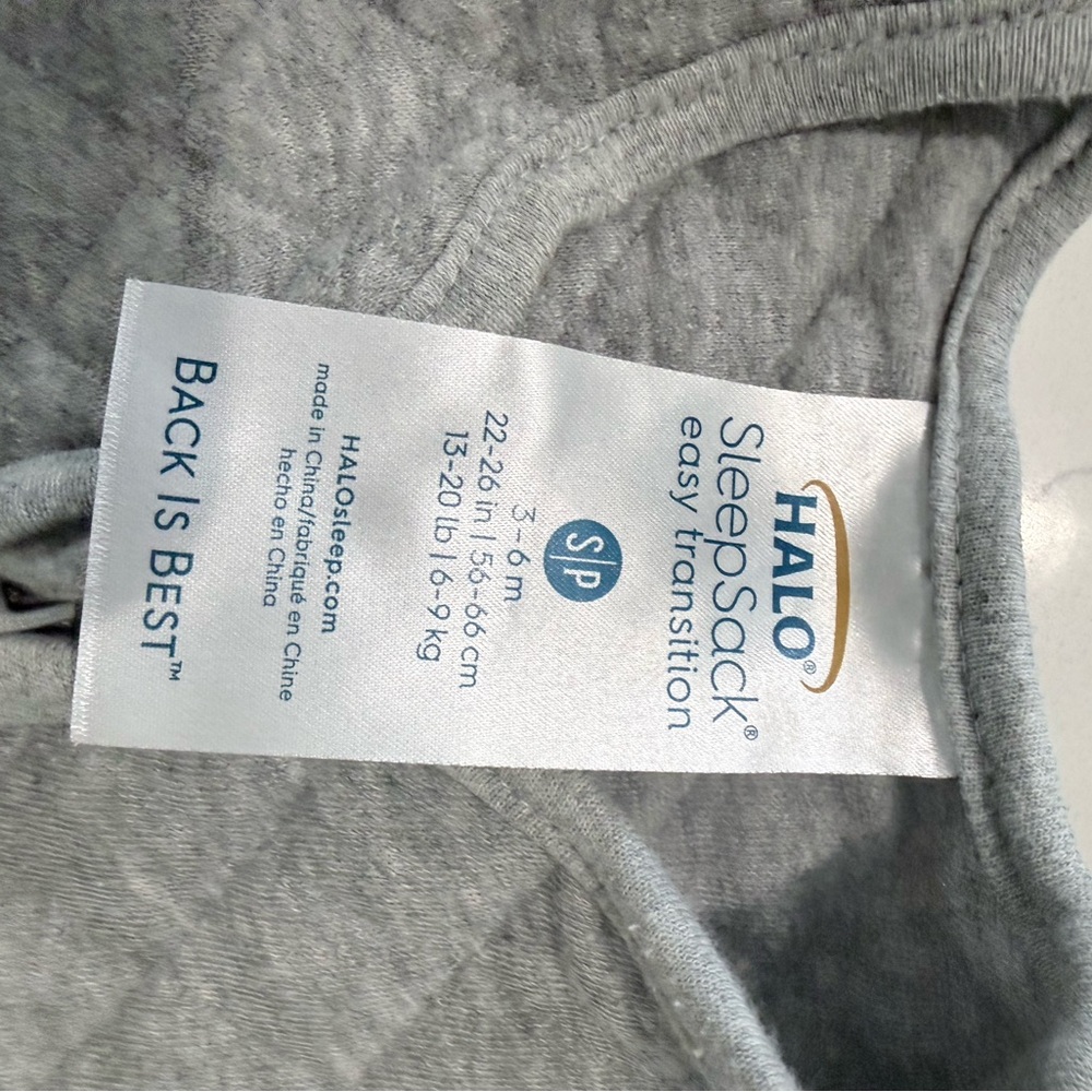 Halo Gray Easy Transition Sleepsack - Picture 3 of 3